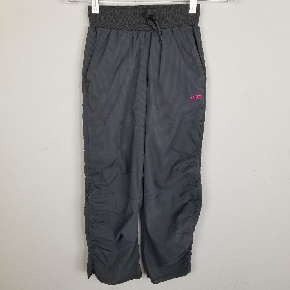 Champion‎ Elastic Waist Gray Ruche Leg Pants Size M